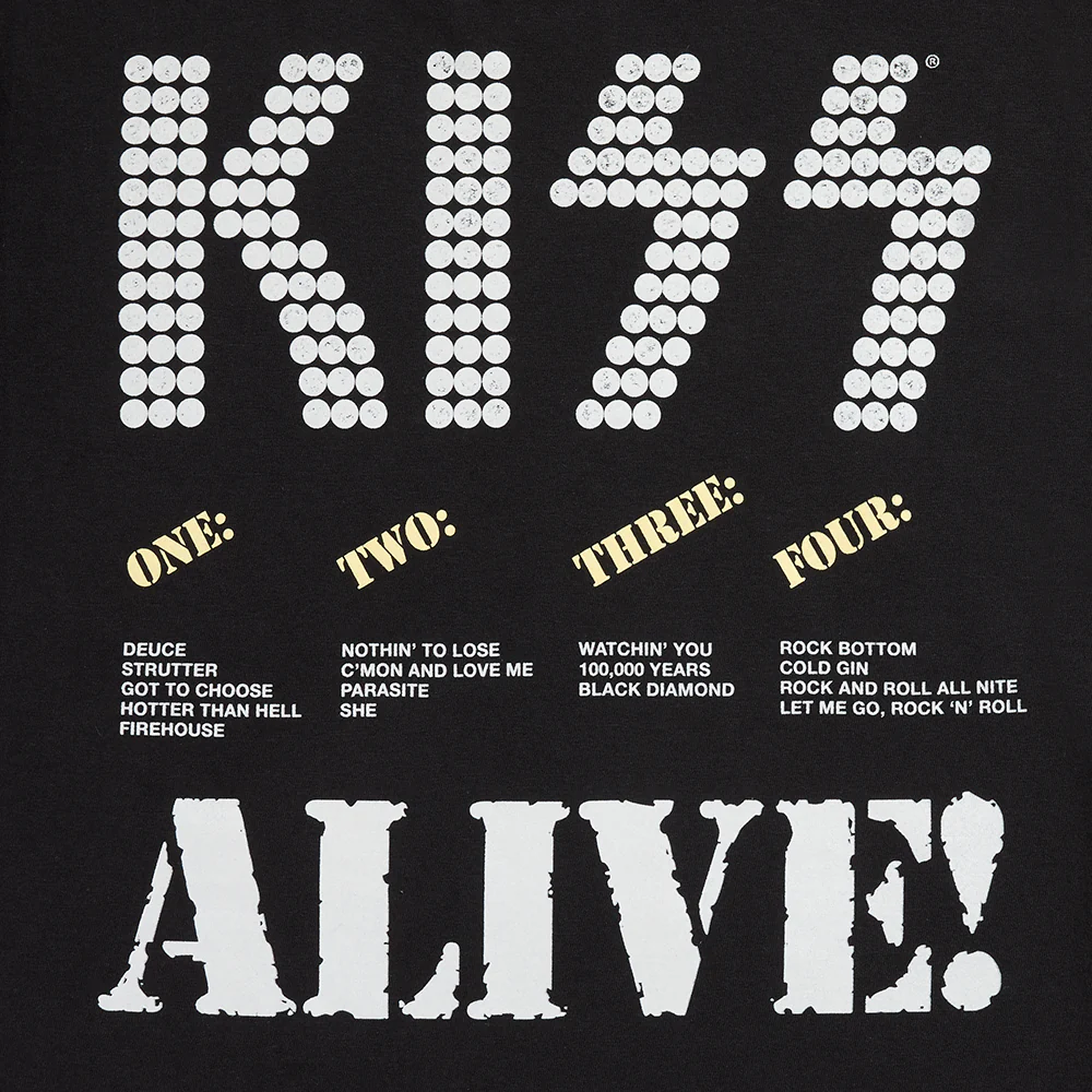 Alive! 50th Anniversary Super Deluxe 4CD + Blu-ray Audio + ALIVE! Track List T-Shirt - Image 5